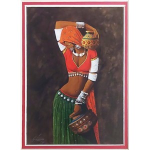 Ariba Mughal, 6 x 8 Inch, Water color On Paper, Miniature Painting, AC-ARBA-007